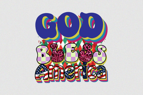 God Bless America Sublimation SVGArt 