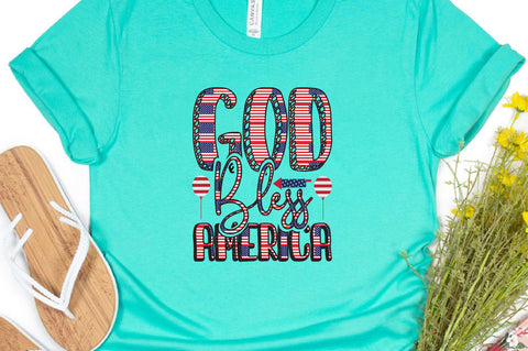 God Bless America Sublimation SVGArt 