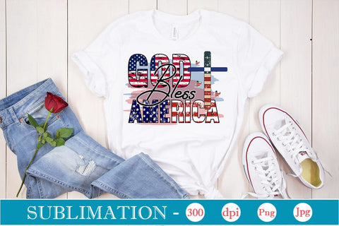 God Bless America Sublimation SVGs,Quotes and Sayings,Food & Drink,On Sale, Print & Cut Sublimation DesignPlante 503 