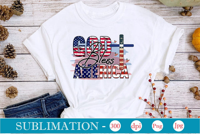 God Bless America Sublimation SVGs,Quotes and Sayings,Food & Drink,On Sale, Print & Cut Sublimation DesignPlante 503 