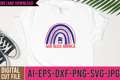 God bless America SVG Cut File , 4th of july SVG Bundle SVG BlackCatsMedia 