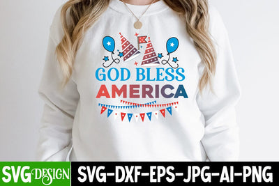God Bless America SVG Cut File, God Bless America Sublimation Design, 4th of July SVG Cut File, 4th of July SVG Design, 4th of July SVG Quotes, 4th of July Sublimation Design, 4th of July Sublimation PNG, 4th of July SVG Cut File Free SVG BlackCatsMedia 
