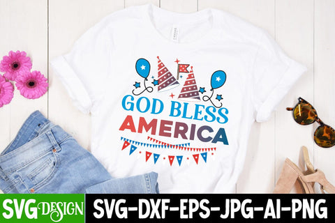 God Bless America SVG Cut File, God Bless America Sublimation Design, 4th of July SVG Cut File, 4th of July SVG Design, 4th of July SVG Quotes, 4th of July Sublimation Design, 4th of July Sublimation PNG, 4th of July SVG Cut File Free SVG BlackCatsMedia 