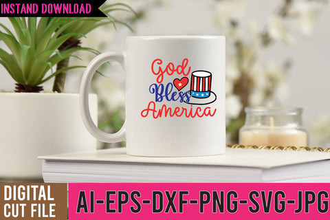 God Bless America SVG Cut File SVG BlackCatsMedia 