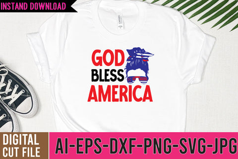 God Bless America SVG Cut File SVG BlackCatsMedia 
