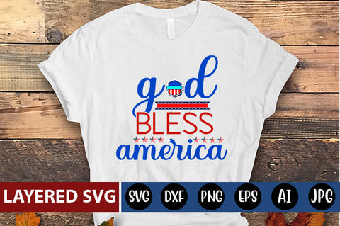god bless america SVG cut file SVG Blessedprint 