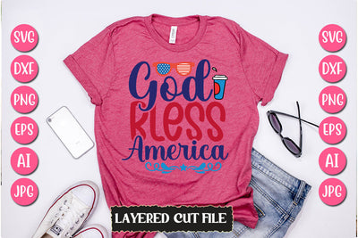 God Bless America SVG Cut File SVG Newmockups 