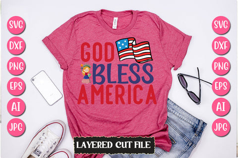 God Bless America SVG Cut File SVG Newmockups 
