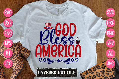 God Bless America SVG Cut File SVG Newmockups 