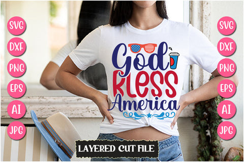 God Bless America SVG Cut File SVG Newmockups 