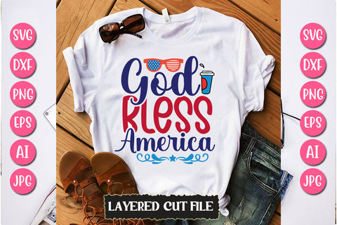 God Bless America SVG Cut File SVG Newmockups 