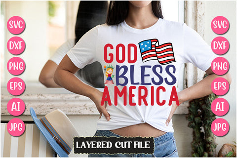 God Bless America SVG Cut File SVG Newmockups 