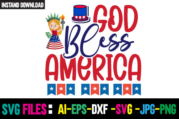 God Bless America SVG Cut File SVG Newmockups 