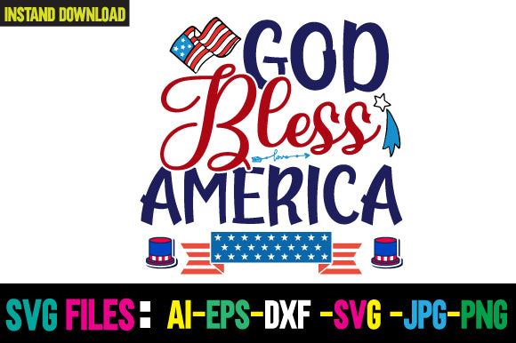 God Bless America SVG Cut File SVG Newmockups 