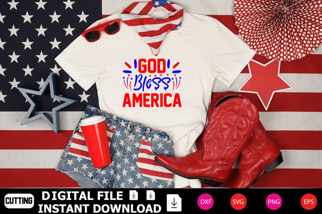 God Bless America SVG cut files SVG Shahin alam 
