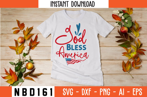 God Bless America Svg Design SVG Nbd161 