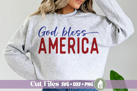 God Bless America SVG, Patriotic Shirt Design SVG LilleJuniper 