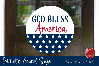God Bless America SVG-Patriotic SVG-4th of July SVG SVG Linden Valley Designs 