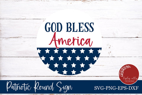 God Bless America SVG-Patriotic SVG-4th of July SVG SVG Linden Valley Designs 