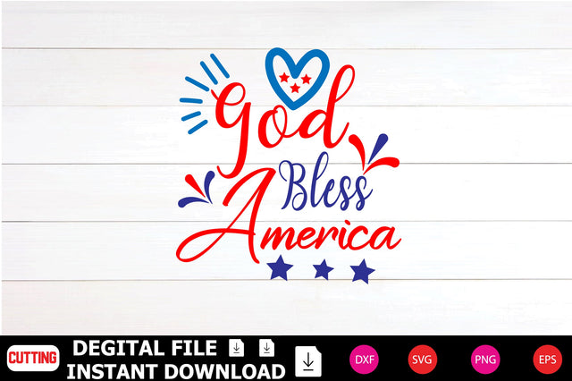 God Bless America SVG Shahin alam 