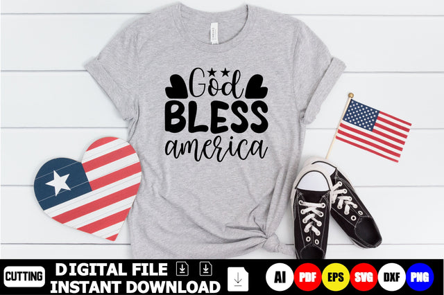 God Bless America SVG Shahin alam 