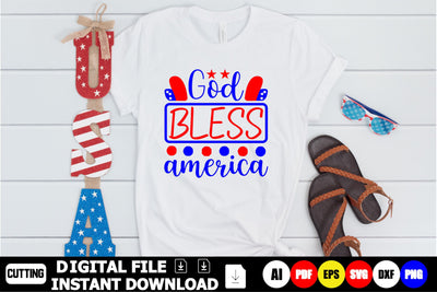 God Bless America SVG Shahin alam 