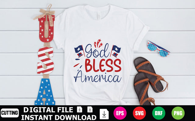 God Bless America SVG Shahin alam 