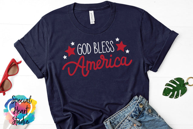 God Bless America SVG Special Heart Studio 