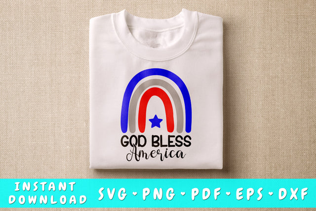 God Bless America SVG SVG HappyDesignStudio 