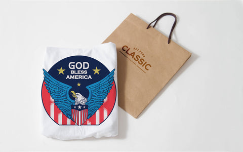God Bless America SVG T-Shirt Design SVG naemmiah021 