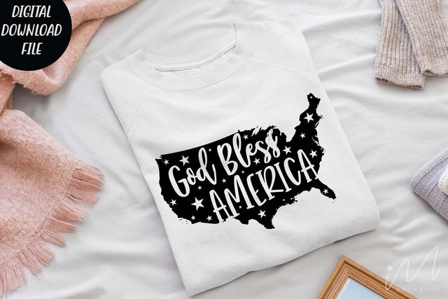 God bless America svg, USA T shirt svg, 4th Of July svg, 4th Of July Shirt svg, Patriotic Shirt svg, 4th July Svg, Patriotic Svg, Independence Day Svg, America Svg SVG Isabella Machell 