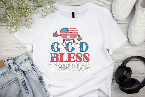 God Bless The Usa Sublimation Rupkotha 