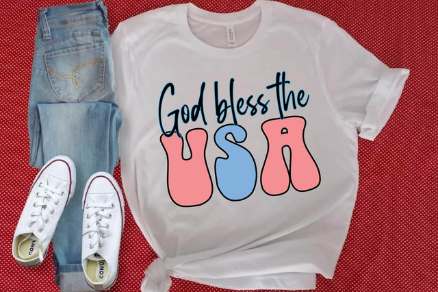 god bless the usa SVG designartist 