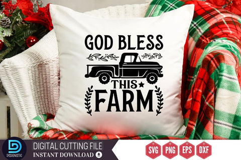God bless this farm SVG, God bless this farm SVG DESIGNISTIC 