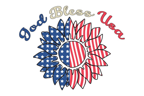 God Bless Usa Sublimation Creativeart88 