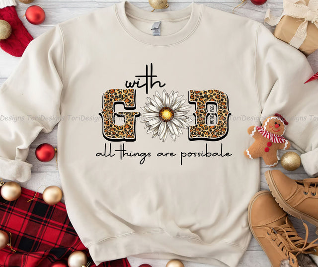 God Christian Sublimation Designs, Daisy Design, Faith Png, Sublimation Design Download Sublimation ToriDesigns 
