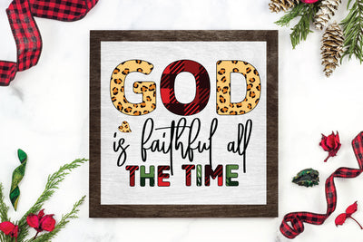 God is faithful all the time Sublimation SVG CraftingStudio 