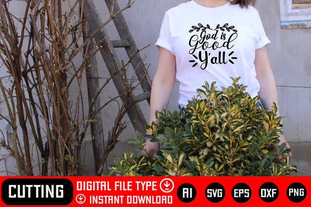 God Is Good Y'all SVG CraftlabSvg29 