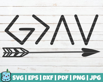 God Is Greater Than The Highs And Lows Arrow SVG MintyMarshmallows 