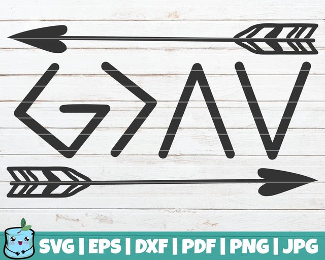 God Is Greater Than The Highs And Lows Arrows SVG MintyMarshmallows 