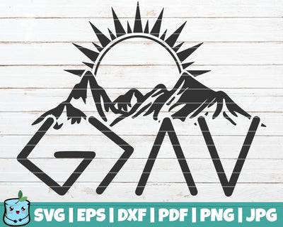 God Is Greater Than The Highs And Lows Mountains SVG MintyMarshmallows 