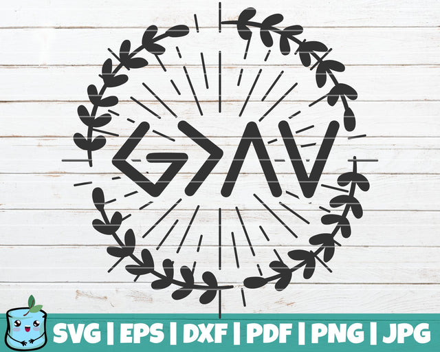 God Is Greater Than The Highs and Lows Sunburst SVG MintyMarshmallows 