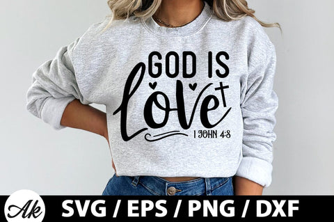 God is love 1 john 4:8 SVG SVG akazaddesign 