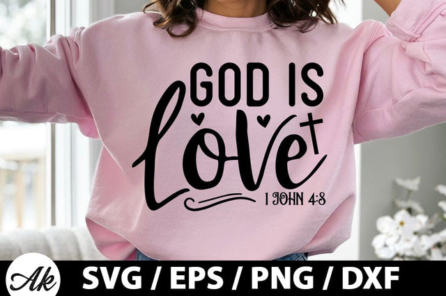 God is love 1 john 4:8 SVG SVG akazaddesign 