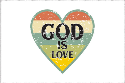 God Is Love Christian Sublimation Sublimation Jagonath Roy 