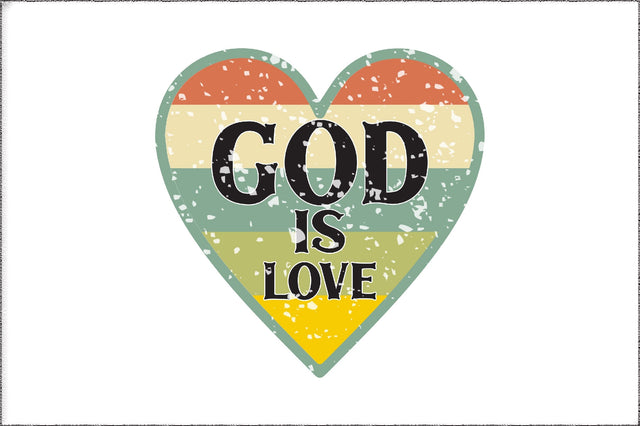 God Is Love Christian Sublimation Sublimation Jagonath Roy 