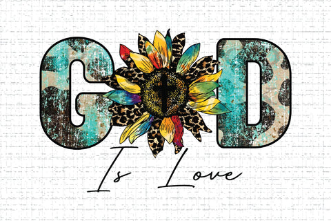 God is Love Sublimation Creativeart88 