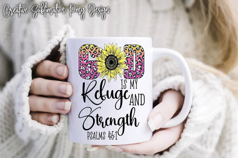 God Is My Refuge And Strength Psalms 46:1 3D Paper Creativeart88 