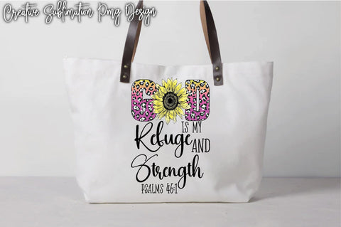 God Is My Refuge And Strength Psalms 46:1 3D Paper Creativeart88 