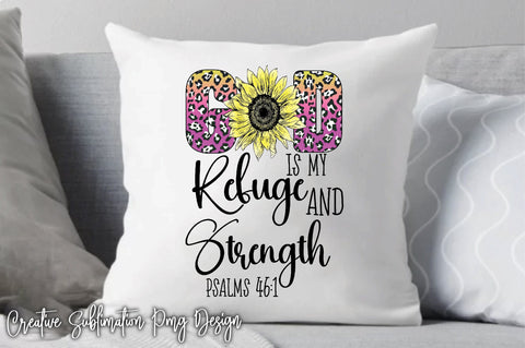 God Is My Refuge And Strength Psalms 46:1 3D Paper Creativeart88 